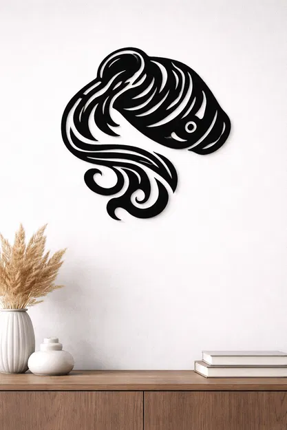Tranh treo tường nghệ thuật cung Bảo Bình (Aquarius Wall Art) - Image 1