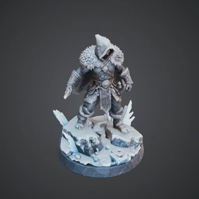 Frozen Tundra Hunter – Chiến binh băng giá khoác áo lông cùng ngọn giáo