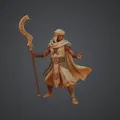 Desert Nomad Mage – Pháp sư sa mạc với quyền trượng lưỡi liềm - Thumbnail 1