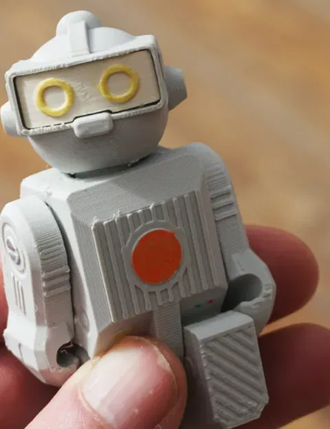 Mô hình Robot 3D cổ điển đáng yêu - Dự án in 3D tuyệt vời cho mọi người - Image 1