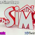 Mô hình 3D Logo Game Sims - Thumbnail 1