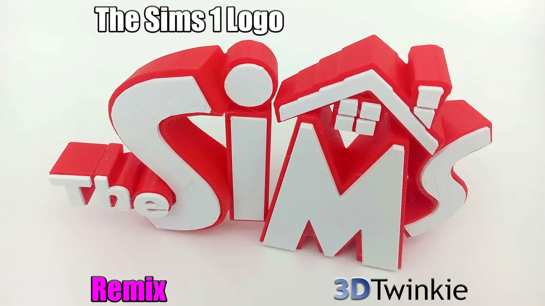 Mô hình 3D Logo Game Sims - Image 2
