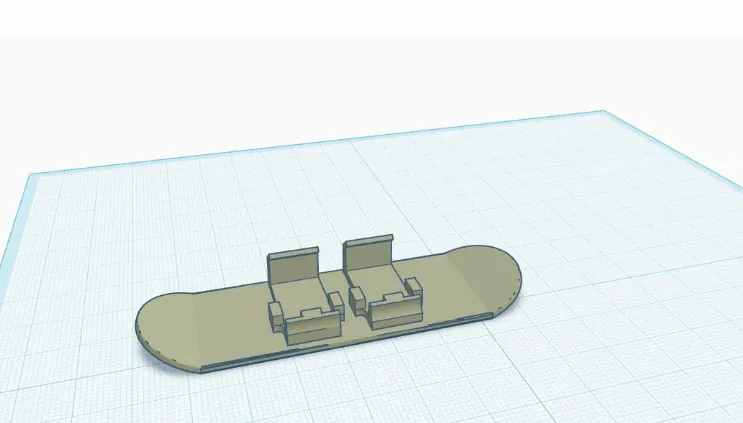 Mô hình ván trượt tuyết (snowboard) in 3D độc đáo cho robot - Image 1