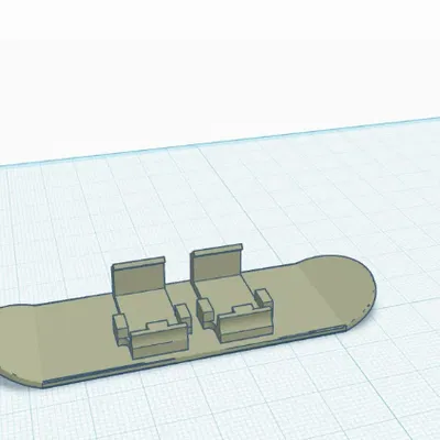 Mô hình ván trượt tuyết (snowboard) in 3D độc đáo cho robot