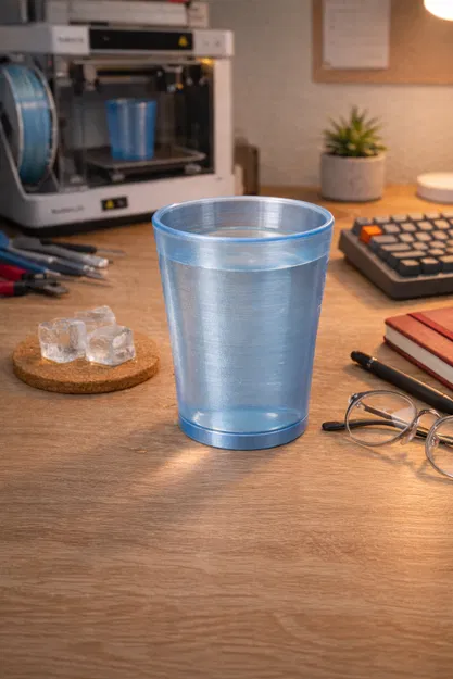 Ly uống nước 400ml bằng nhựa PETG dành cho máy in FDM - Image 1