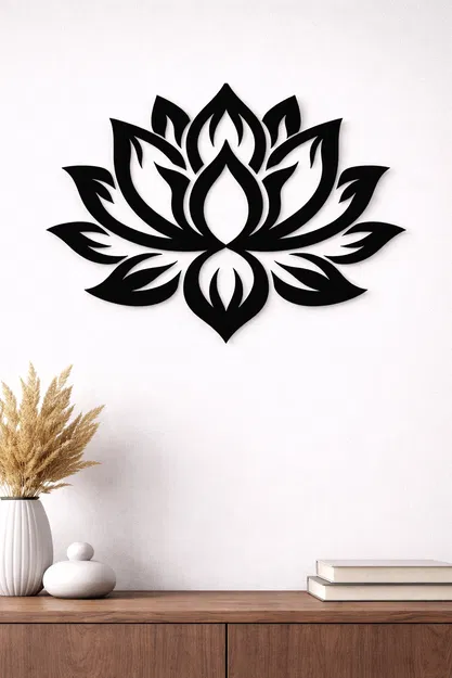 Tranh treo tường hoa sen (Lotus Wall Art) - Image 1
