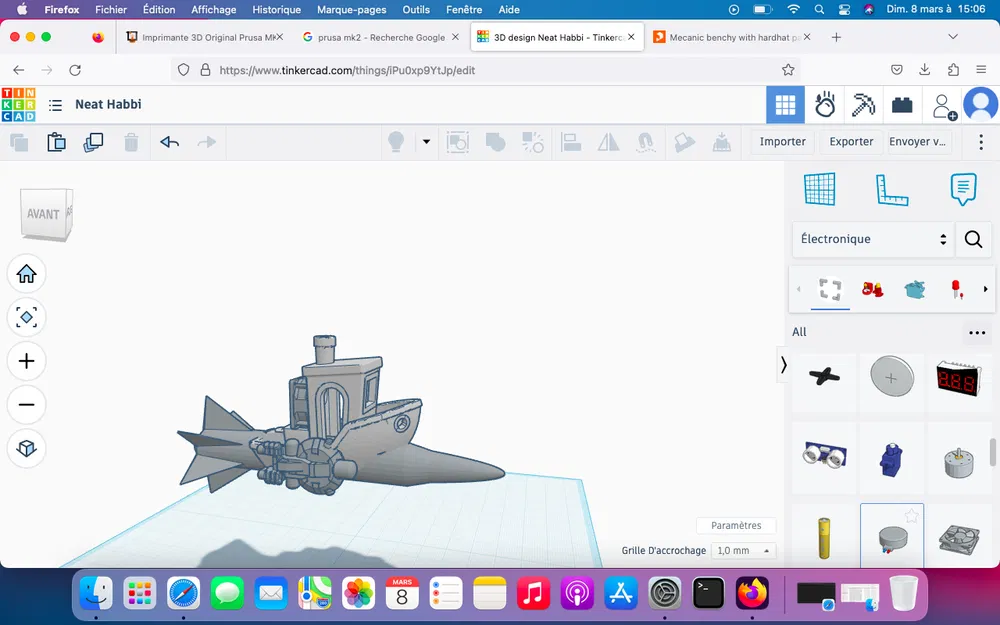 Mô hình Space Benchy sáng tạo - Phụ kiện trang trí in 3D độc đáo - Image 2