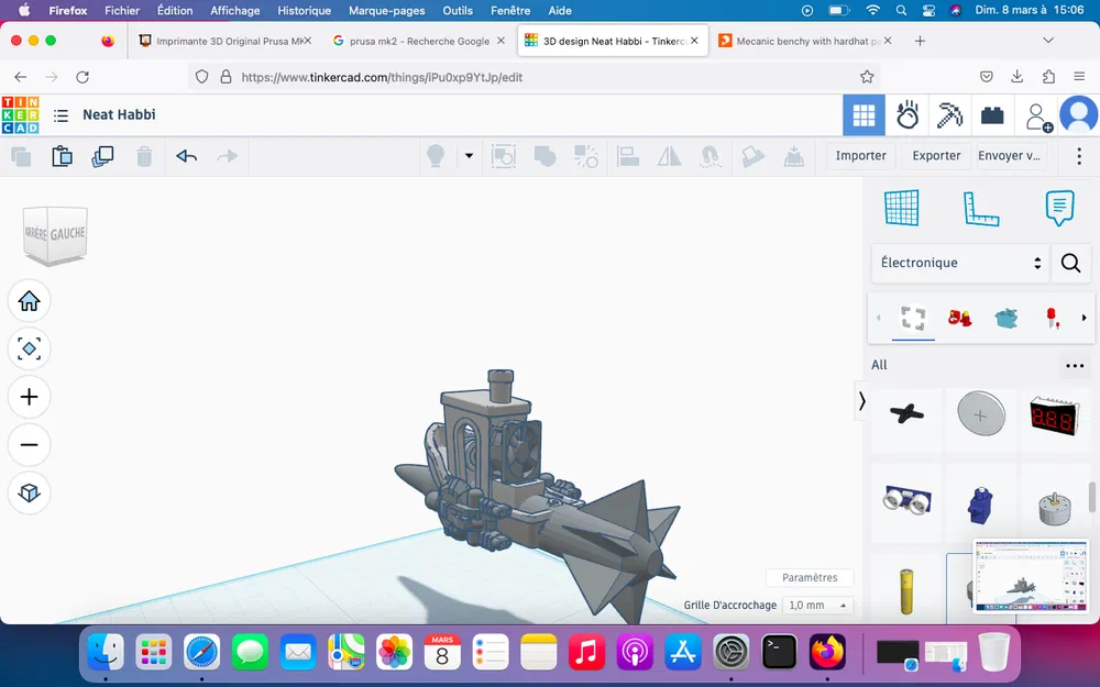 Mô hình Space Benchy sáng tạo - Phụ kiện trang trí in 3D độc đáo - Image 3