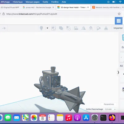 Mô hình Space Benchy sáng tạo - Phụ kiện trang trí in 3D độc đáo