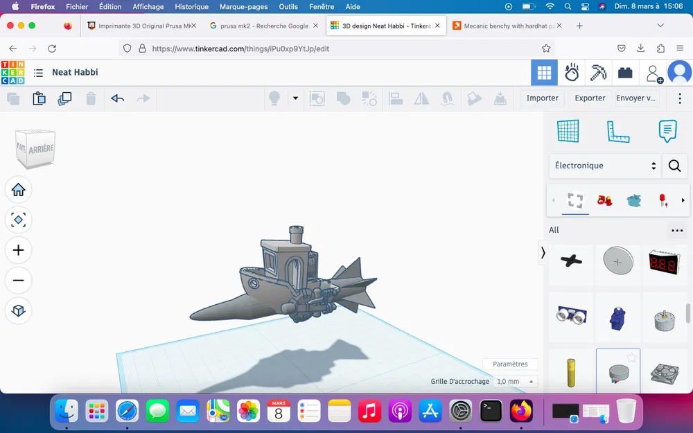 Mô hình Space Benchy sáng tạo - Phụ kiện trang trí in 3D độc đáo - Image 4