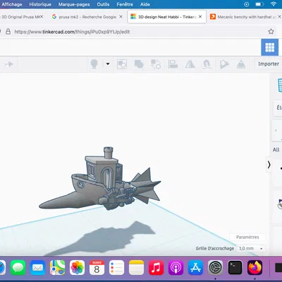 Mô hình Space Benchy sáng tạo - Phụ kiện trang trí in 3D độc đáo