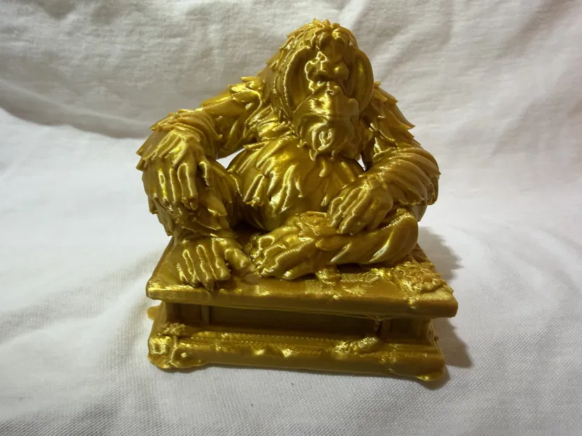 Tượng đười ươi bảo vệ (Orangutan Guardian) | Mô hình 3D chi tiết - Image 1