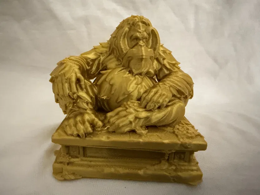 Tượng đười ươi bảo vệ (Orangutan Guardian) | Mô hình 3D chi tiết - Image 4