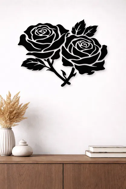 Tranh treo tường hoa hồng (Rose Wall Art) - Image 1