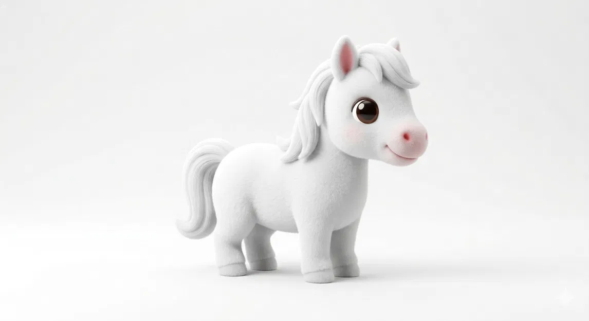 Mô hình chú ngựa nhỏ đáng yêu (Cute Horse) cho máy in 3D - Image 1