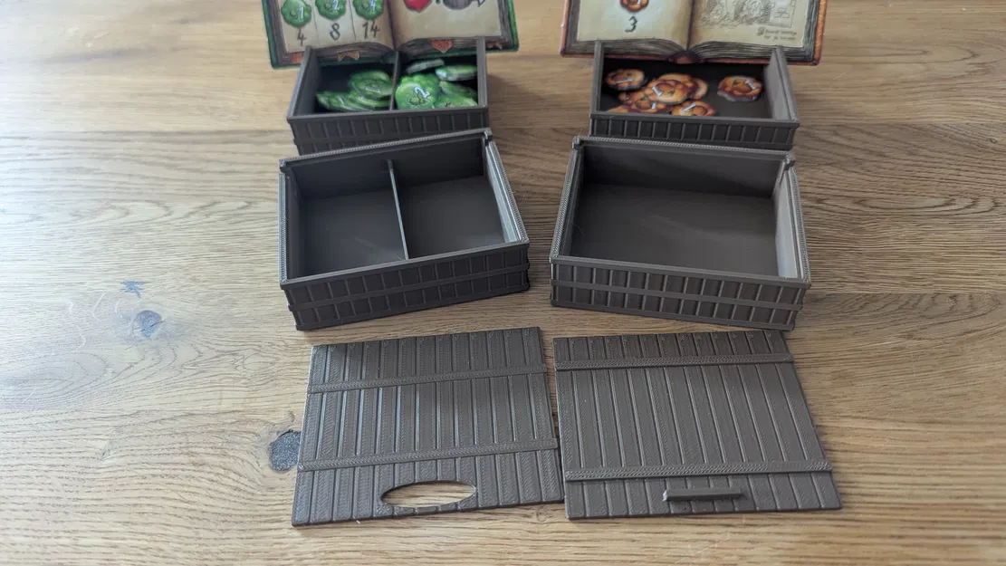 Bộ hộp đựng token cho game Quacks of Quedlinburg - Image 2