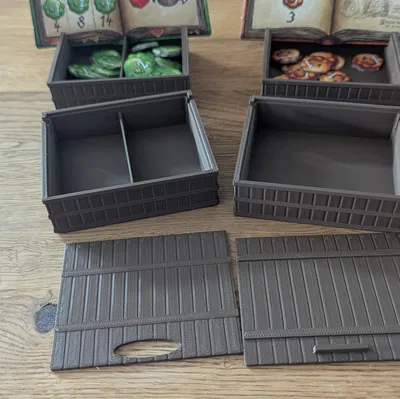 Bộ hộp đựng token cho game Quacks of Quedlinburg