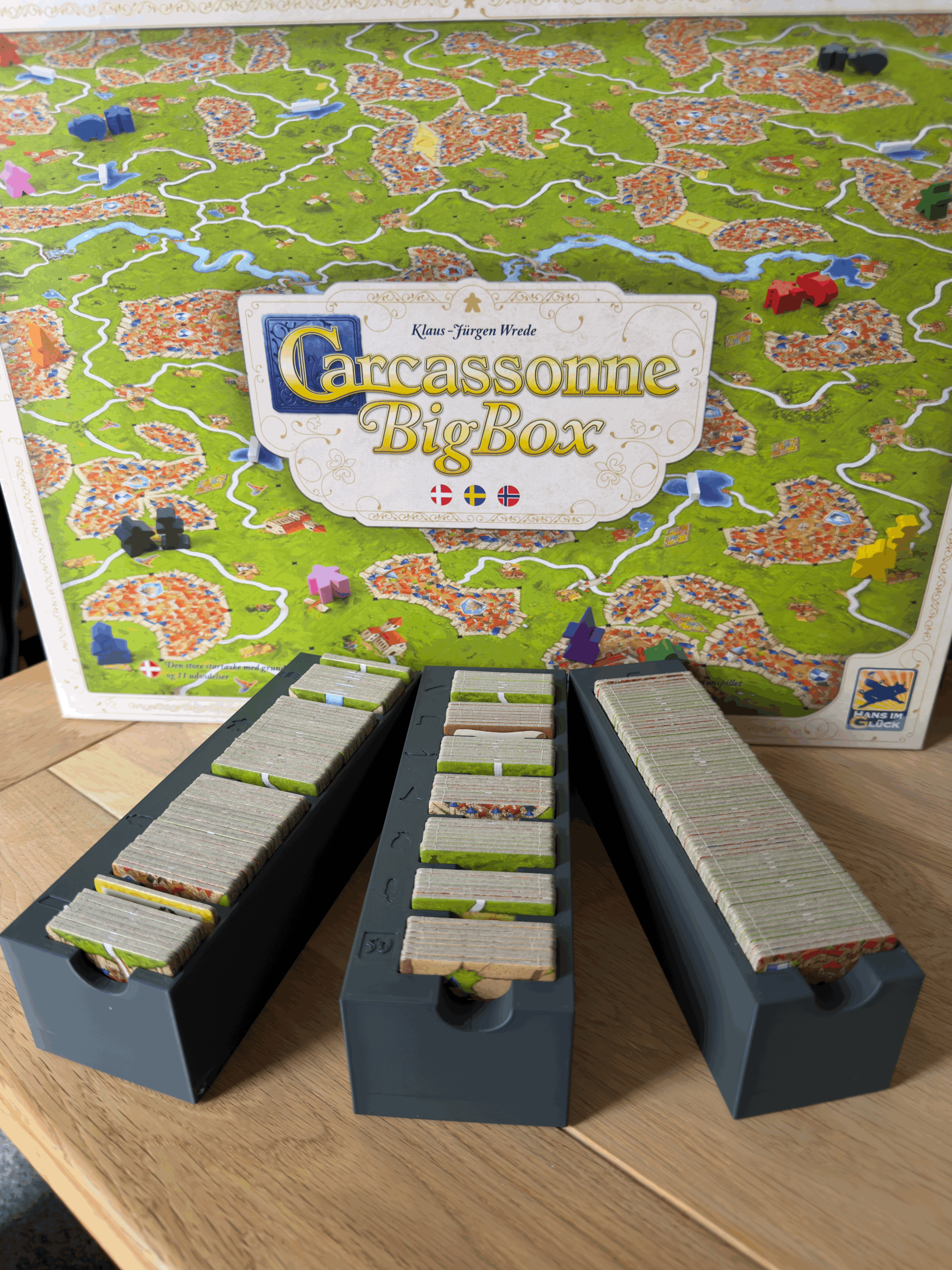 Bộ khay đựng mảnh ghép Carcassonne (Insert) thiết kế tối ưu - Image 1