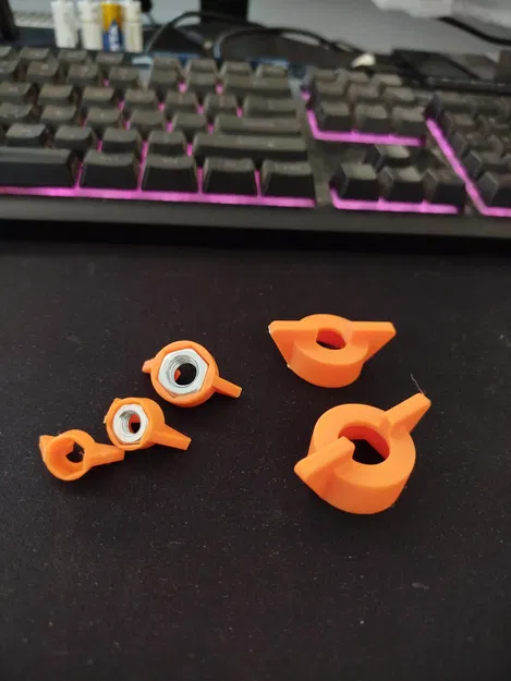 Bộ nắp chụp đai ốc có cánh (M5-M12) giúp vặn tay dễ dàng - Image 1