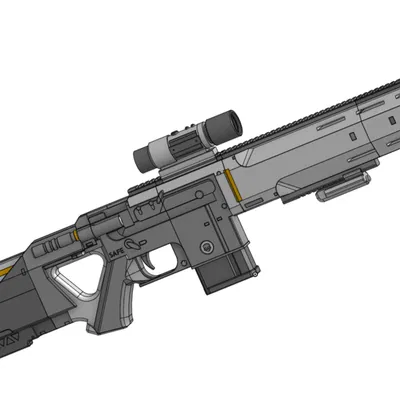 Mô hình súng R-72 Censor Helldivers 2 (File in 3D)