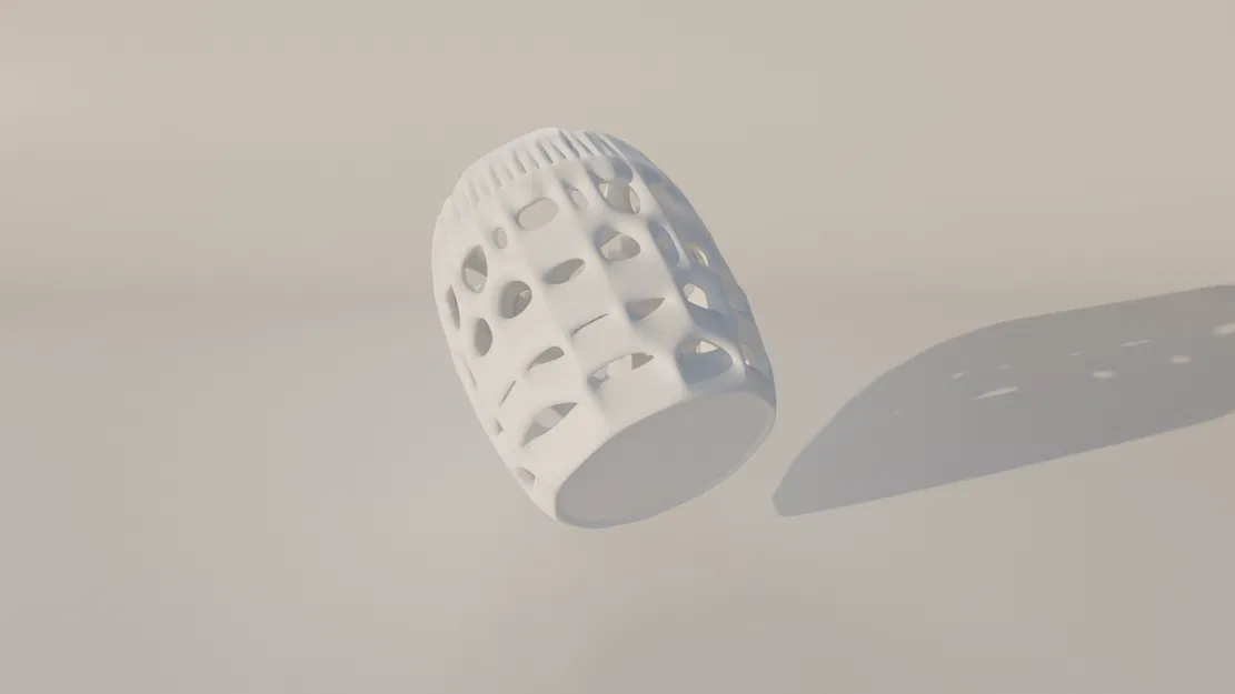 Ống cắm bút, lọ hoa họa tiết Voronoi Organic in 3D độc đáo - Image 3