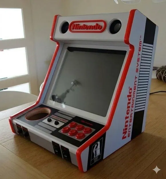 Giá Đỡ Chai Rượu Hình Máy Game Retro Arcade - Image 2