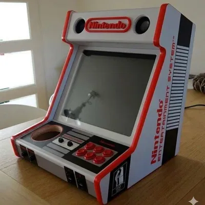 Giá Đỡ Chai Rượu Hình Máy Game Retro Arcade