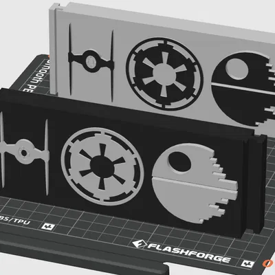 Bộ khay và tấm ốp hông Star Wars độc đáo cho máy in 3D AD5X