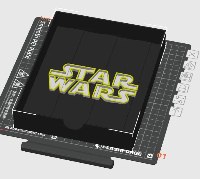 Bộ khay và tấm ốp hông Star Wars độc đáo cho máy in 3D AD5X - Image 3