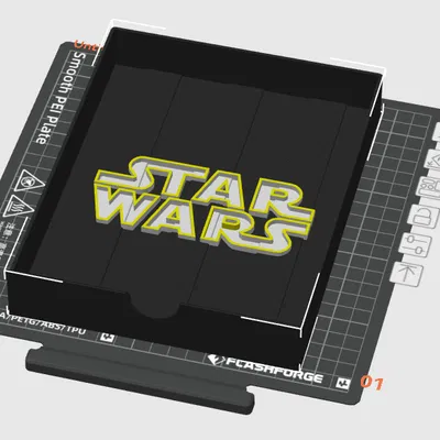 Bộ khay và tấm ốp hông Star Wars độc đáo cho máy in 3D AD5X