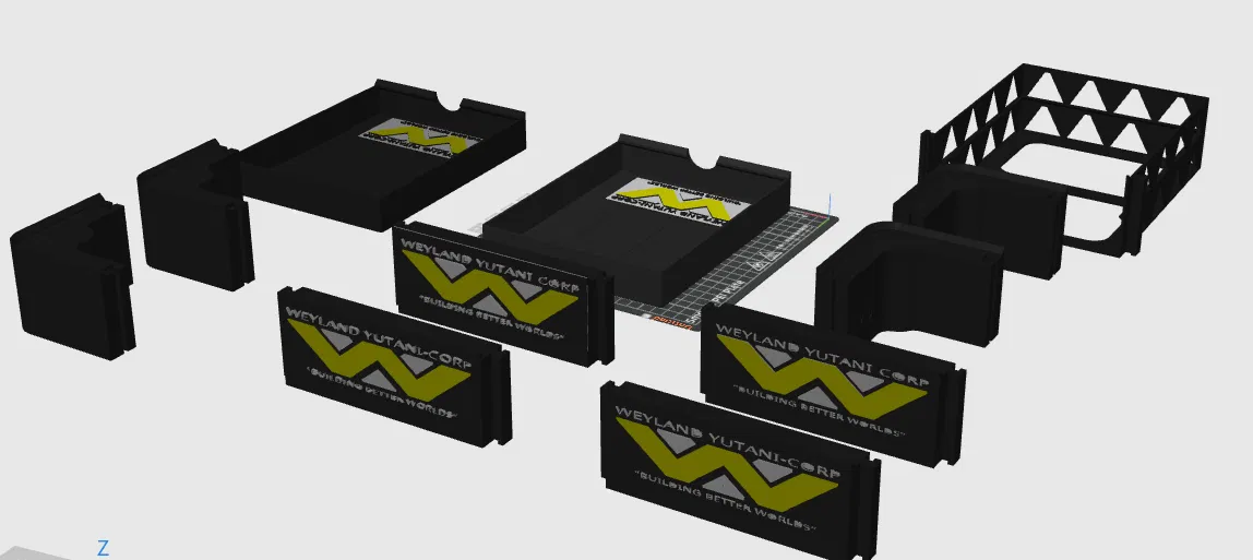 Bộ khung AD5X theo chủ đề Weyland-Yutani siêu đẹp cho máy in 3D - Image 1