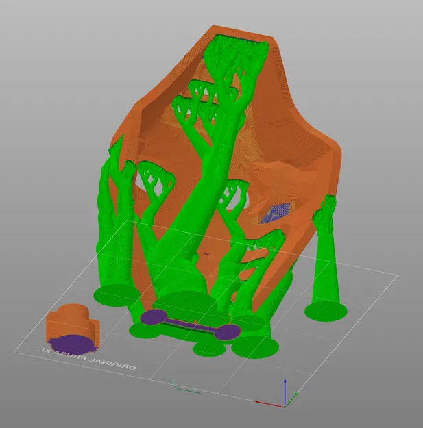 Mặt nạ sức mạnh Toa Mata Onua Pakari LEGO BIONICLE | Scale 800% cho Prusa XL - Image 6