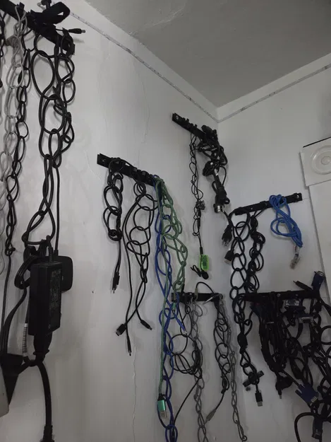 Hệ thống thanh treo gắn tường 3D thông minh cho dây cáp và vật dụng - Image 1