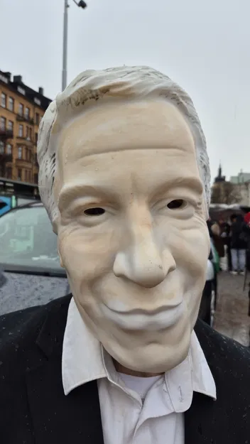 Mô hình mặt nạ 3D Jeffrey Epstein chi tiết cho dân cosplay - Image 1