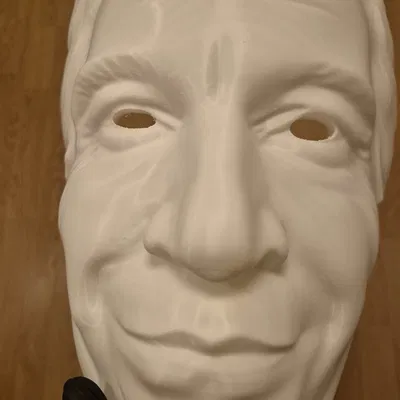 Mô hình mặt nạ 3D Jeffrey Epstein chi tiết cho dân cosplay