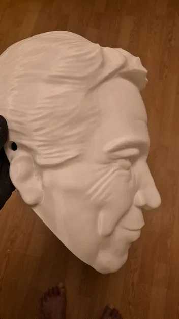 Mô hình mặt nạ 3D Jeffrey Epstein chi tiết cho dân cosplay - Image 4