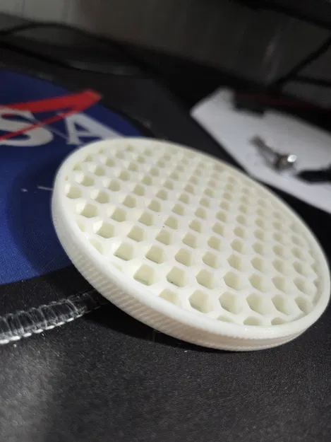 Miếng lót ly họa tiết tổ ong (Modern Hex Coaster) in 3D bền đẹp - Image 1