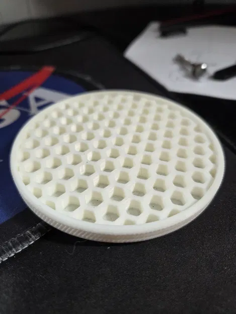 Miếng lót ly họa tiết tổ ong (Modern Hex Coaster) in 3D bền đẹp - Image 2