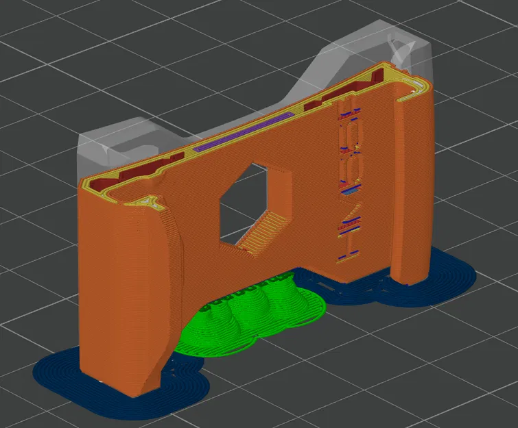 Ngàm gắn đèn pin đội đầu Fenix HM55R lên nón bảo hiểm - Image 2