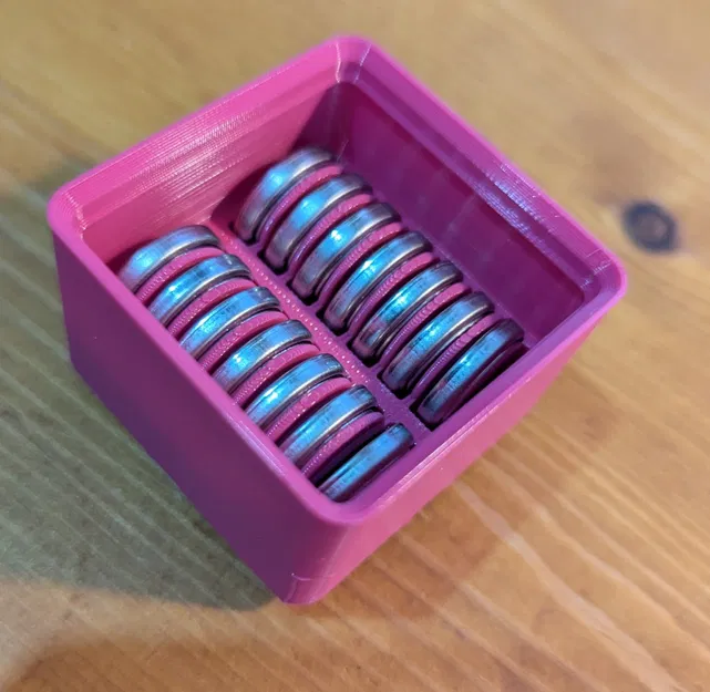 Hộp đựng pin CR1632 chuẩn Gridfinity tiện lợi (3 kích thước) - Image 1