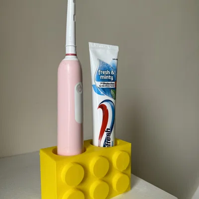 Giá đỡ bàn chải điện phong cách Lego