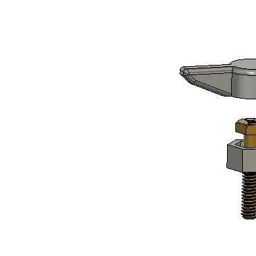Bộ đầu vặn tay cho ốc 1/4 inch (Thumbscrew) in 3D chắc chắn