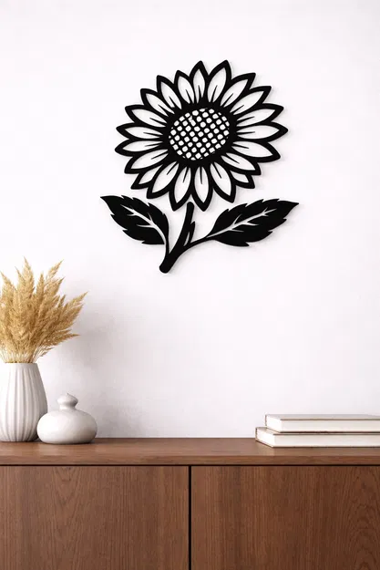 Tranh treo tường hoa hướng dương (Sunflower Wall Art) - Image 1