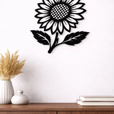 Tranh treo tường hoa hướng dương (Sunflower Wall Art)