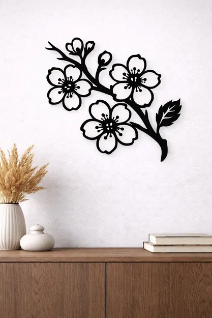 Tranh treo tường hoa anh đào (Sakura Wall Art) - Image 1