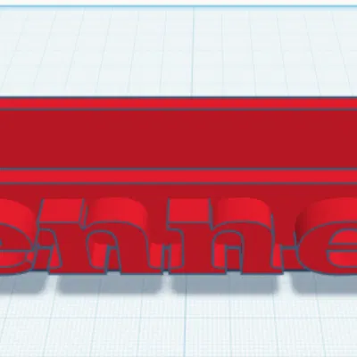 Mô hình khay đựng bút để bàn tối giản (penenbak) in 3D