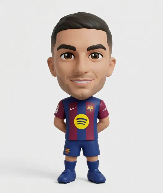 Ferran Torres "Cá mập" (The Shark) - Mô hình FC Barcelona - Image 2