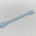 Mẫu thử nghiệm kéo (Tensile testing specimen) chuẩn ISO 527 cho in 3D - Thumbnail 2