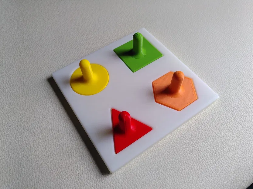 Bảng Ghép Hình Cảm Giác | Đồ Chơi Học Tập Montessori - Image 1