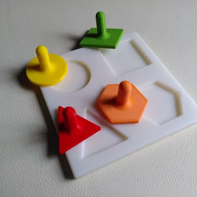 Bảng Ghép Hình Cảm Giác | Đồ Chơi Học Tập Montessori